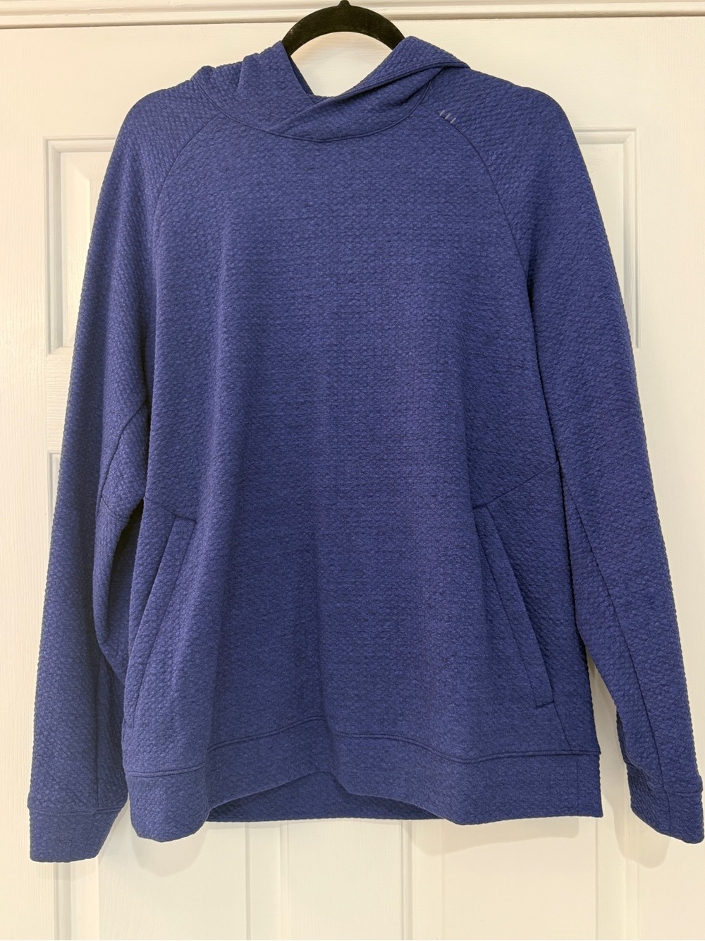 lululemon Ease The Day Hoodie Heathered Clubhouse Blue/Black Medium